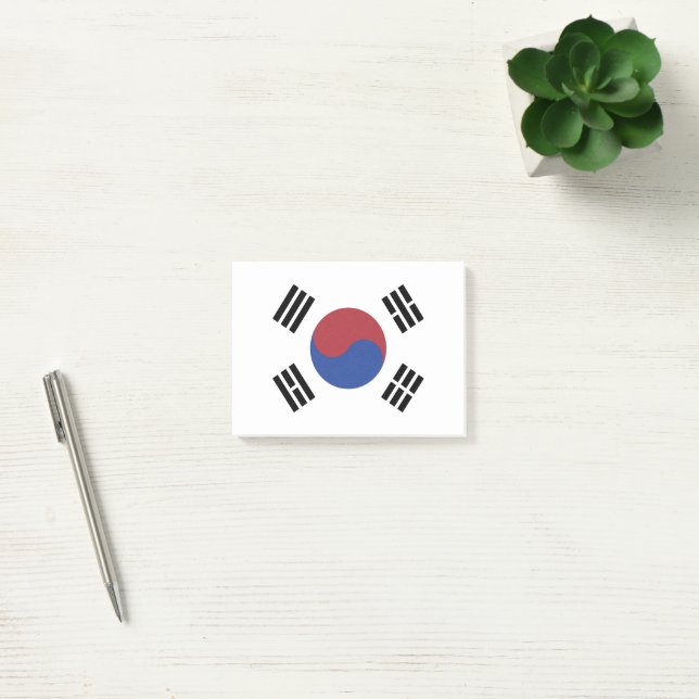 Bloco De Notas Bandeira da Coreia do Sul (Escritótio)