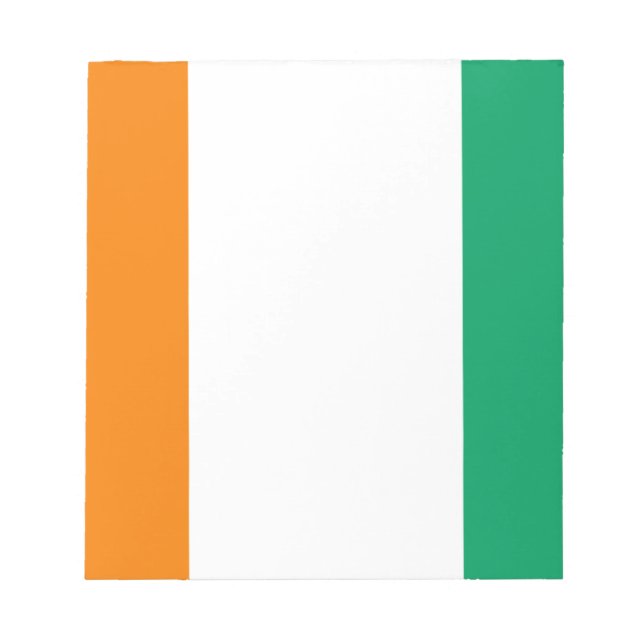 Bloco De Notas Bandeira da Costa do Marfim - Drapeau da Costa do  (Frente)