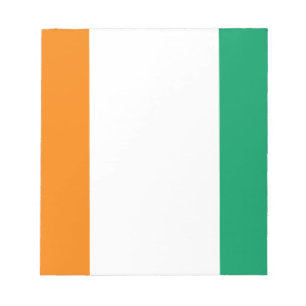 Bloco De Notas Bandeira da Costa do Marfim - Drapeau de la Côte 