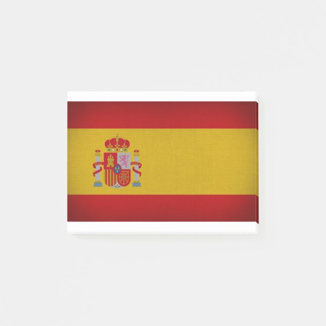 Bloco De Notas Bandeira da Espanha (Frente)