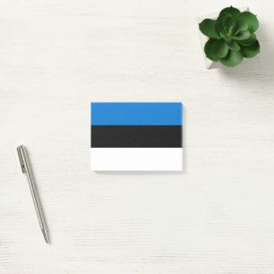 Bloco De Notas Bandeira da Estônia