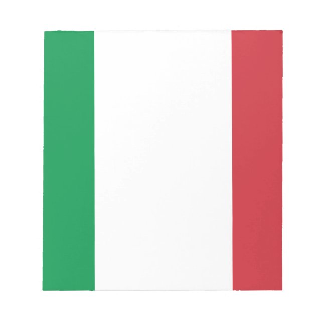Bloco De Notas Bandeira da Itália (Frente)