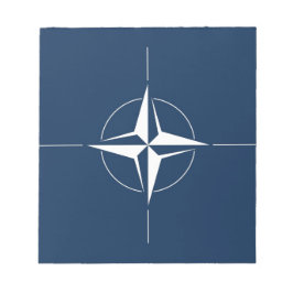 Bloco De Notas Bandeira da NATO