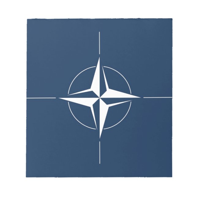 Bloco De Notas Bandeira da NATO (Frente)