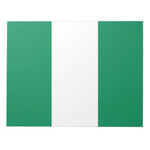 Bloco De Notas Bandeira da Nigéria