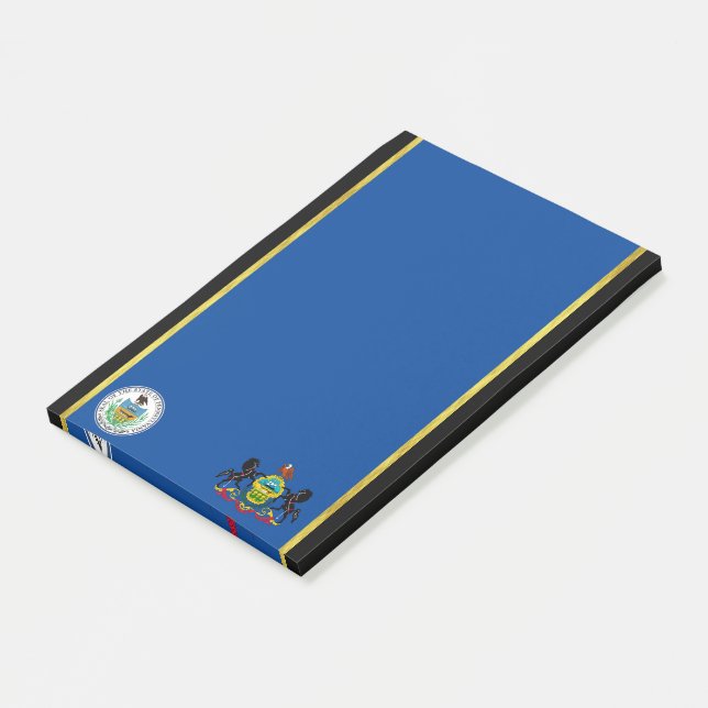 Bloco De Notas Bandeira da Pensilvânia (Inclinado)