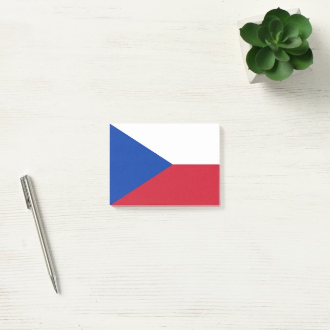 Bloco De Notas Bandeira da República Checa (Escritótio)