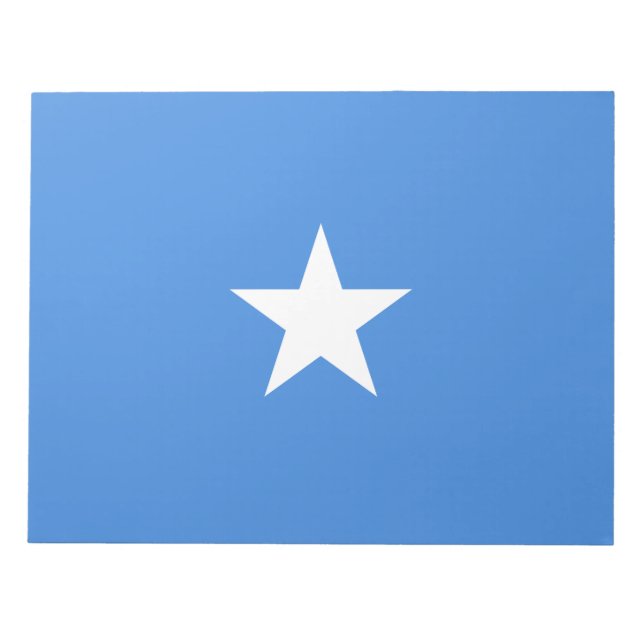 Bloco De Notas Bandeira da Somália (Frente)