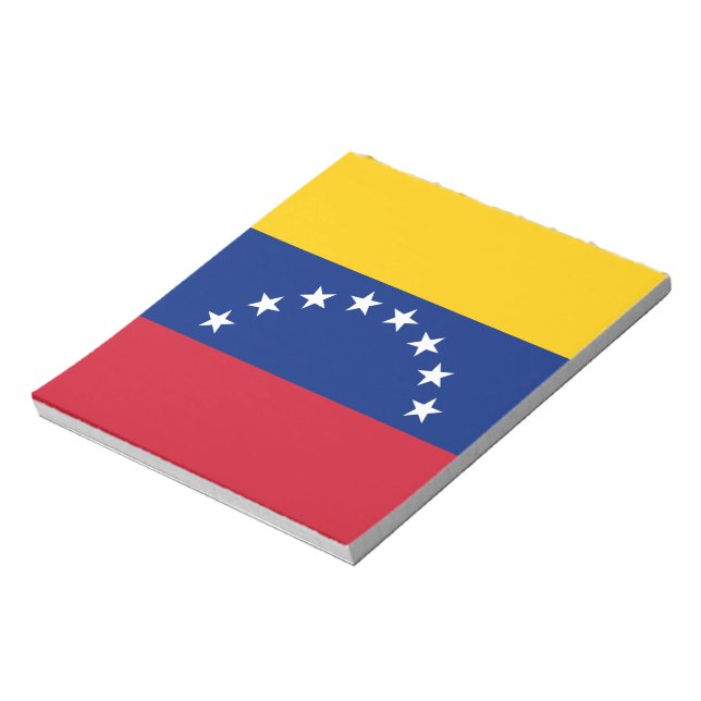 Bloco De Notas Bandeira da Venezuela (Invertido)