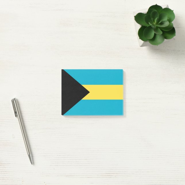 Bloco De Notas bandeira das Bahamas (Escritótio)