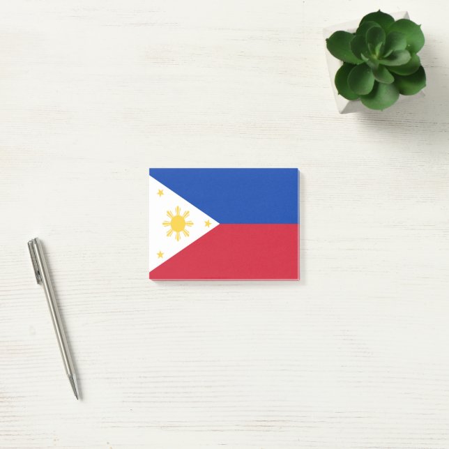 Bloco De Notas Bandeira das Filipinas (Escritótio)
