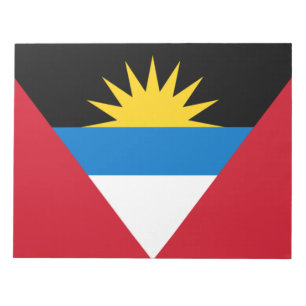 Bloco De Notas Bandeira de Antígua e Barbuda