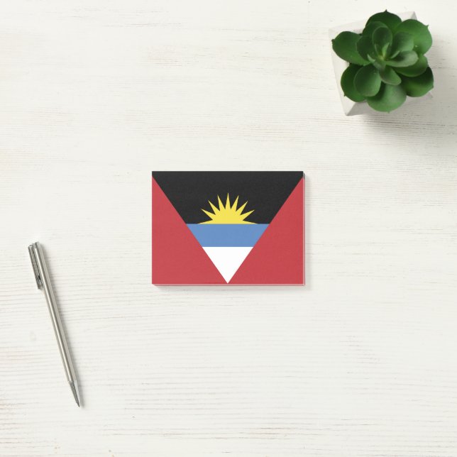 Bloco De Notas Bandeira de Antígua e Barbuda (Escritótio)