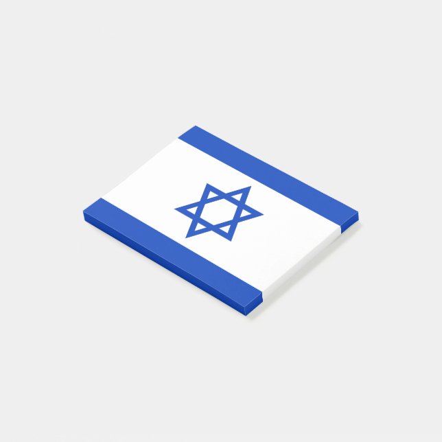 Bloco De Notas Bandeira de Israel (Inclinado)