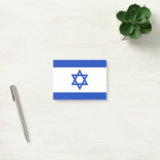 Bloco De Notas bandeira de Israel (Escritótio)