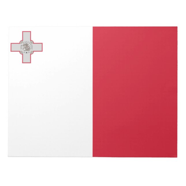 Bloco De Notas Bandeira de Malta (Frente)