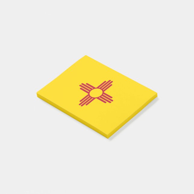 Bloco De Notas Bandeira de New mexico (Inclinado)