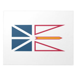 Bloco De Notas Bandeira de Newfoundland e Labrador (Canadá)