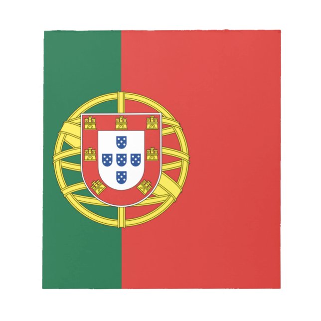Bloco De Notas Bandeira de Portugal (Frente)