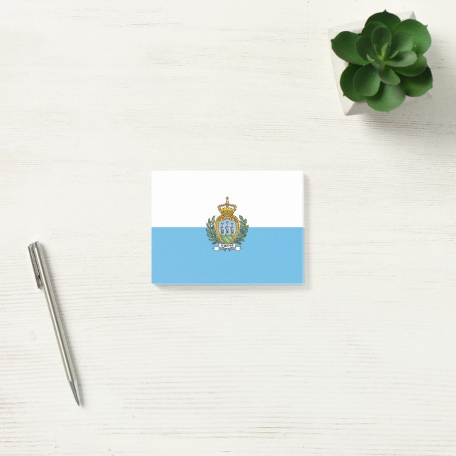 Bloco De Notas Bandeira de São Marino (Escritótio)