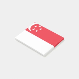 Bloco De Notas Bandeira de Singapore
