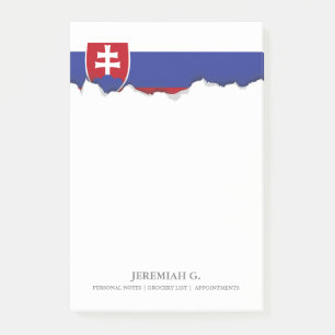 Bloco De Notas Bandeira de Slovakia