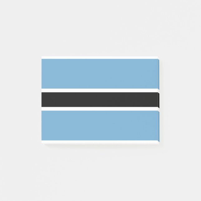 Bloco De Notas Bandeira do Botsuana (Frente)