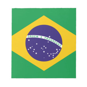 Bloco De Notas Bandeira do Brasil