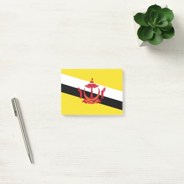 Bloco De Notas Bandeira do Brunei (Escritótio)