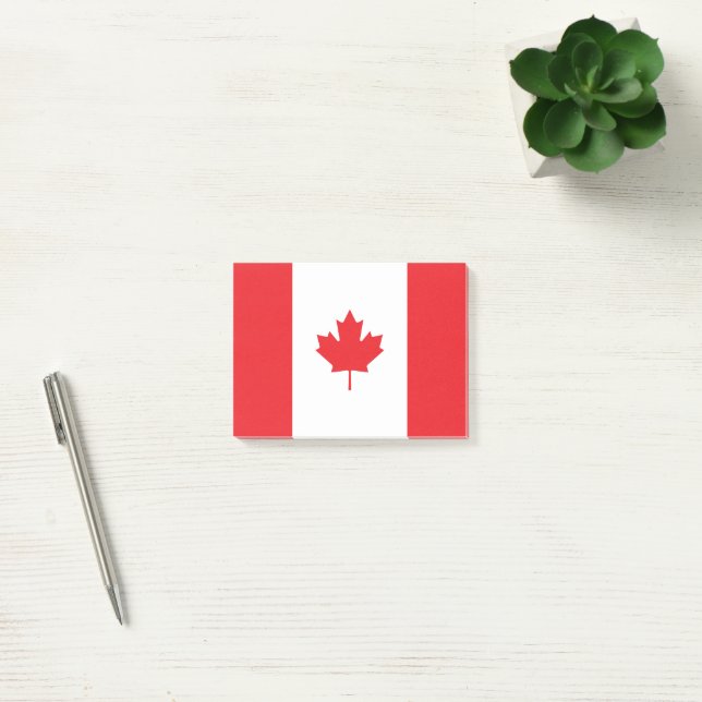 Bloco De Notas Bandeira do Canadá (Escritótio)