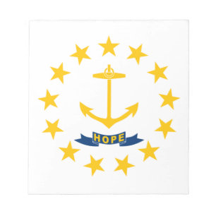 Bloco De Notas Bandeira do Estado de Rhode Island