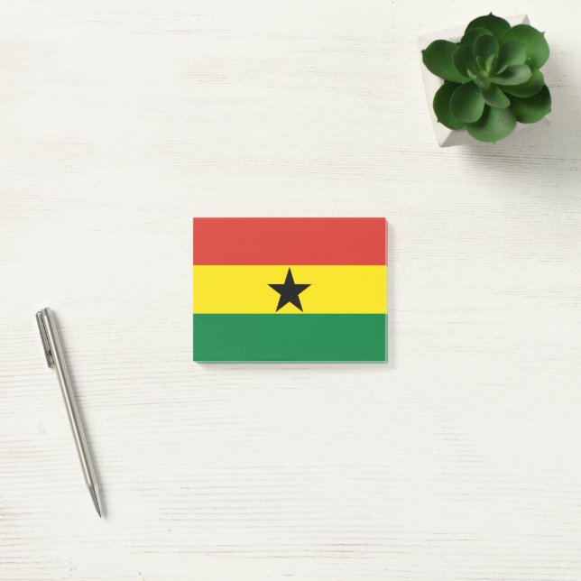 Bloco De Notas Bandeira do Gana (Escritótio)