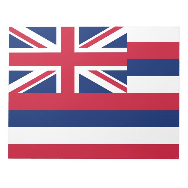 Bloco De Notas Bandeira do Havaí (Estado dos EUA) (Frente)