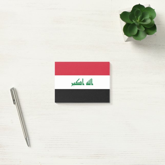 Bloco De Notas bandeira do Iraque (Escritótio)
