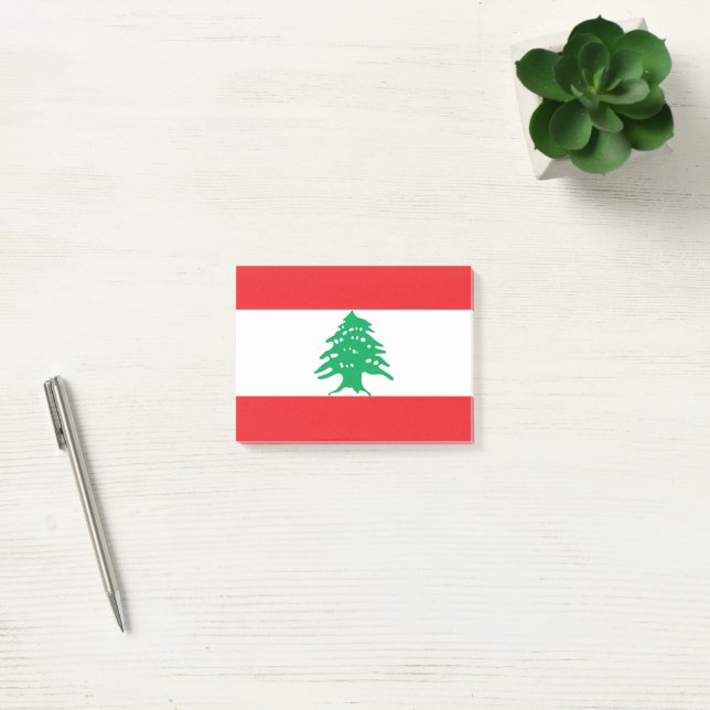 Bloco De Notas Bandeira do Líbano (Escritótio)
