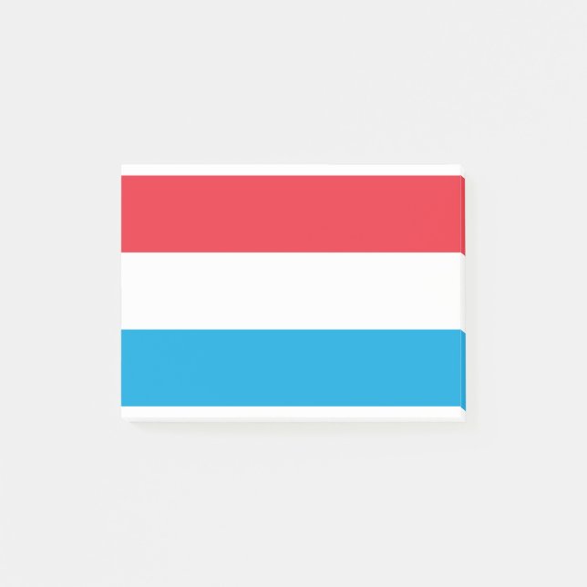 Bloco De Notas Bandeira do Luxemburgo (Frente)