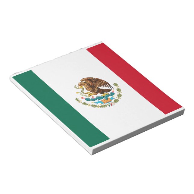 Bloco De Notas Bandeira do México (Inclinado)