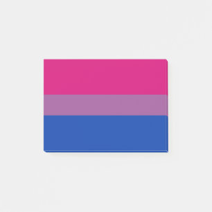 Bloco De Notas Bandeira do Orgulho Bissexual