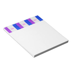Bloco De Notas Bandeira do orgulho da cultura drag SlipperyJoe's 