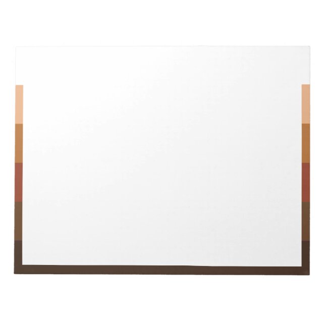Bloco De Notas Bandeira do Orgulho POC (Frente)