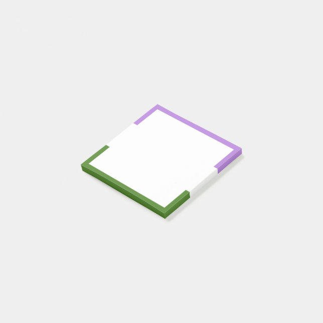 Bloco De Notas Bandeira do Orgulho Queer (Inclinado)