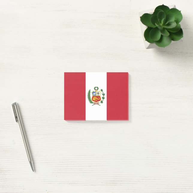 Bloco De Notas Bandeira do Peru (Escritótio)
