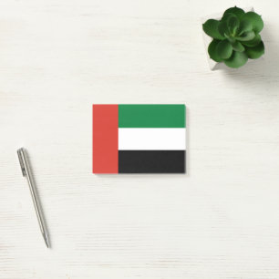Bloco De Notas bandeira dos Emirados Árabes Unidos
