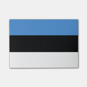 Bloco De Notas Bandeira estónia