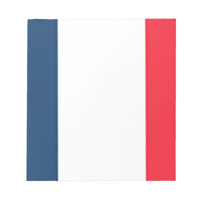Bloco De Notas Bandeira francesa (Frente)