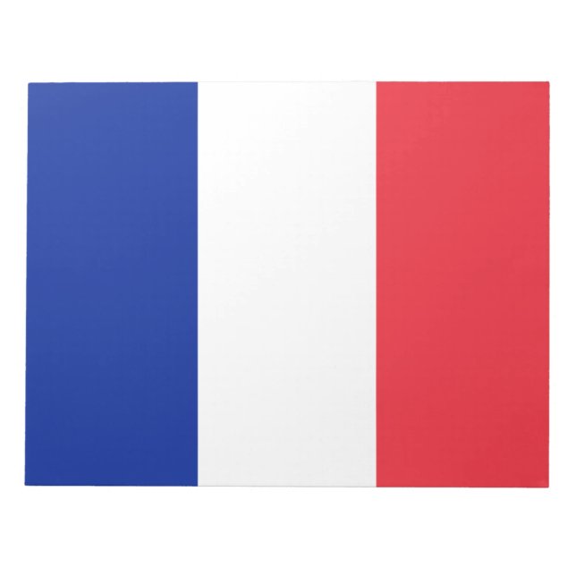 Bloco De Notas Bandeira francesa (França) (Frente)
