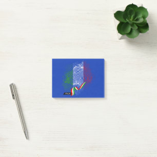 Bloco De Notas bandeira italiana