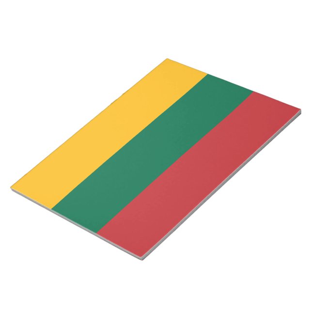 Bloco De Notas Bandeira lituana (Inclinado)