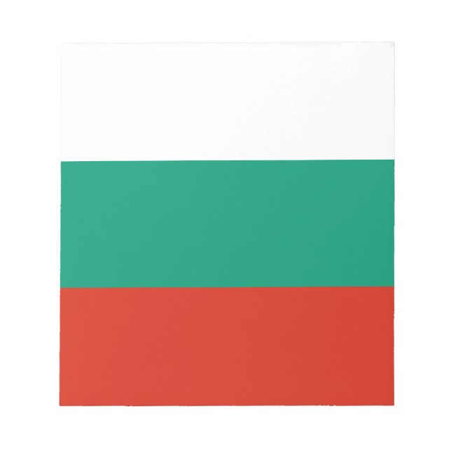 Bloco De Notas Bandeira Patriótica Búlgara (Frente)
