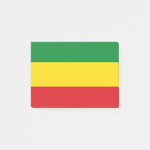 Bloco De Notas Bandeira Rastafári Rasta Etíope